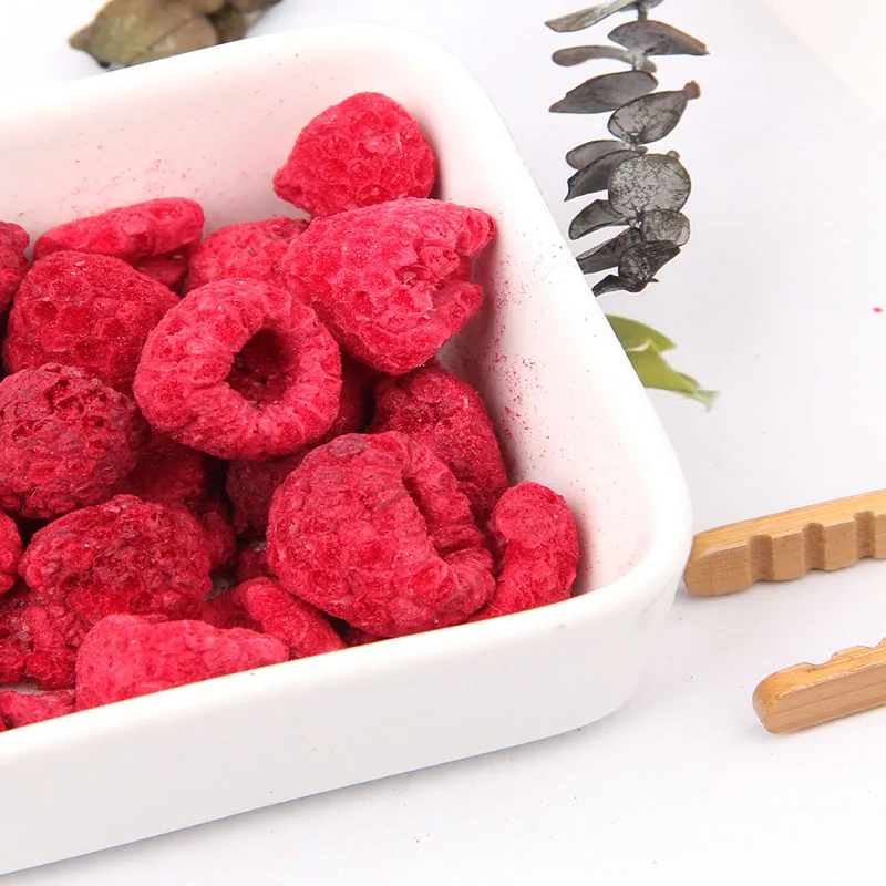 Organic Dry Fruits Organic High Standard Red Raspberries Whole Freeze Dried Fruit Exotic Frozen Fruit Berries Raspberry Snacks