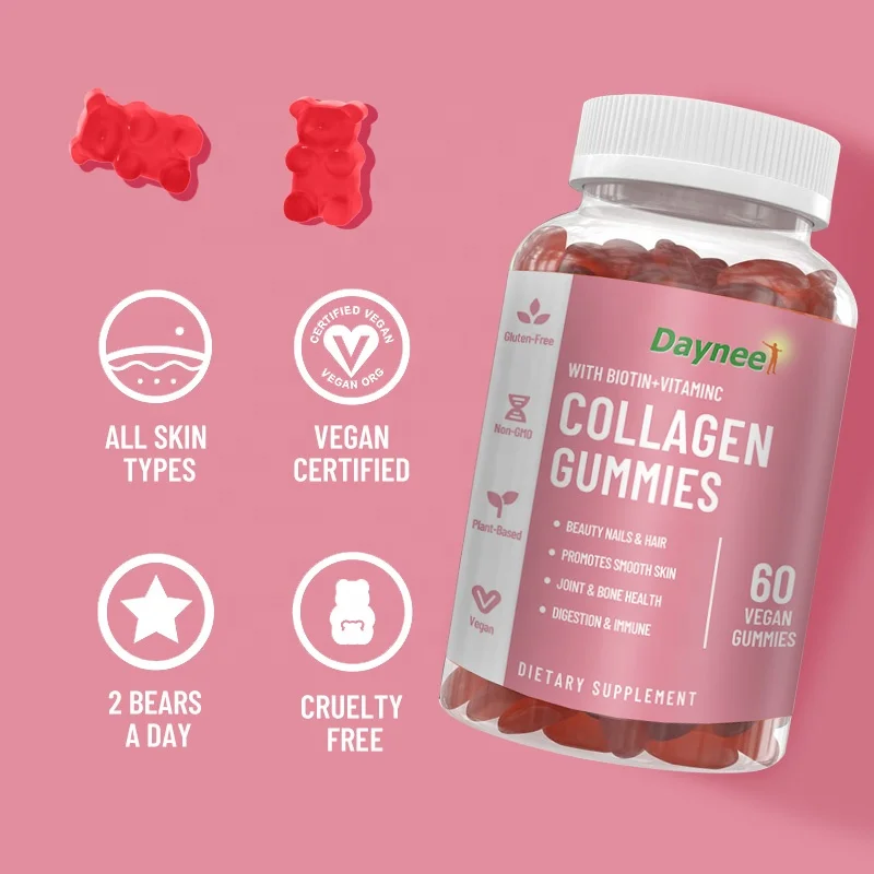 Beauty products Skin for whitening gummies Vitamin collagen gummies for skin Hair and nail