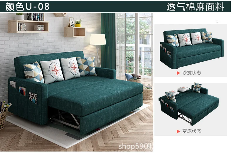 
Newest Living room upholstered restaur furniture sleeper fabric modern 5 star hotel lobby sofa 