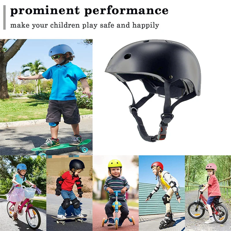 Kids Ventilation Adjustable Helmet Kids Boys Girls Multi Sport Helmet Skateboard Roller Skateing Bicycle Scooter Bike Helmet