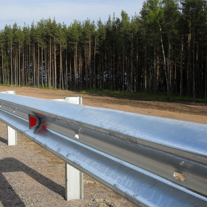 High Security Fence Metal W Beam Guardrail Highway Barrier Road Galvanized 3 Waves Guardrails Safety Barrier