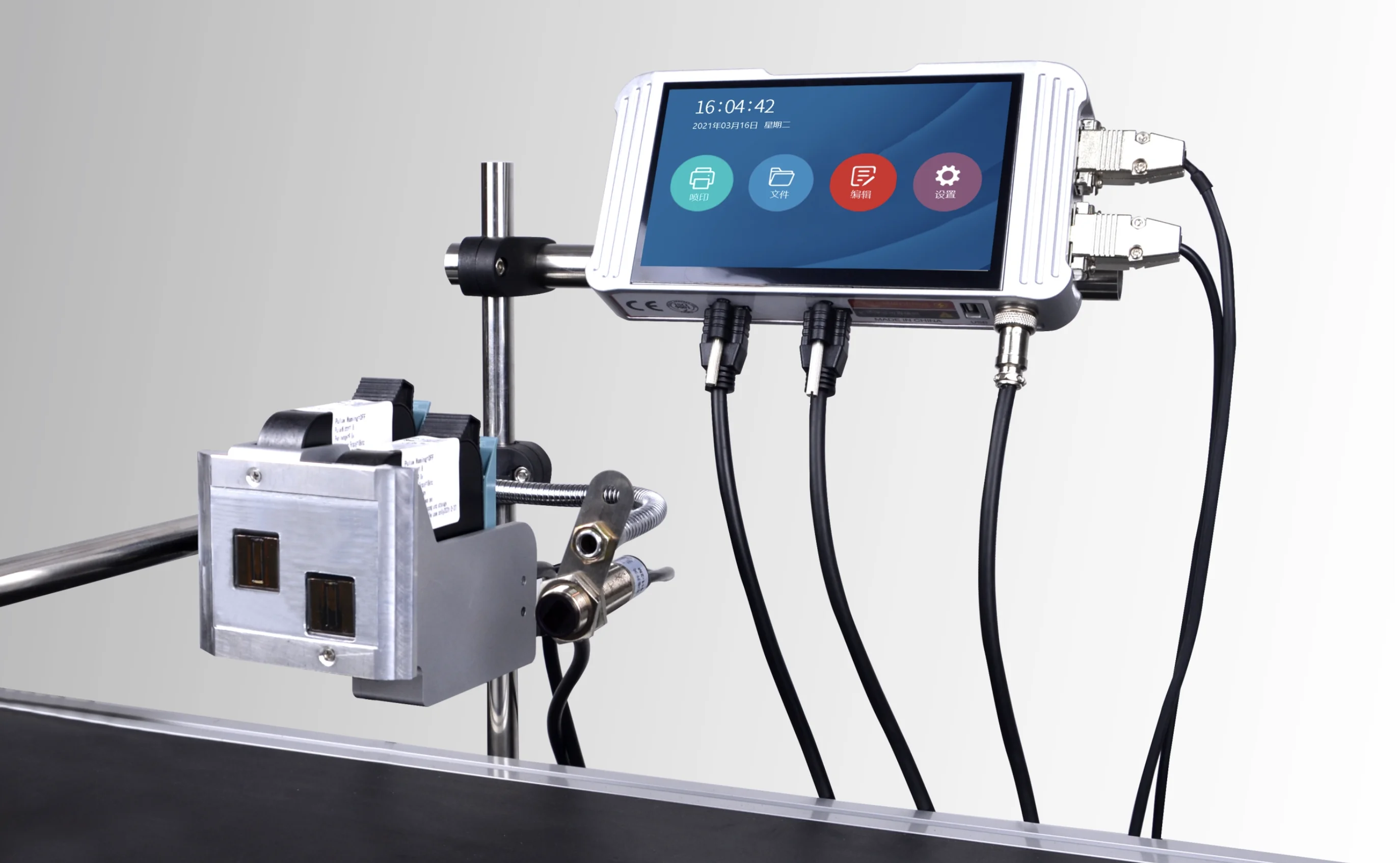 Automatic Ink jet Date Coder for Industrial Date Batch Number Printing Machine Coding Printing