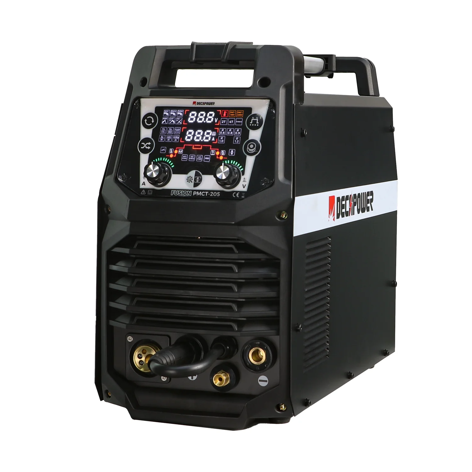Decapower Multi Welder IGBT Inverter MIG Pulse  MIG MAG HF TIG  CUT MMA Welding Machine 200A
