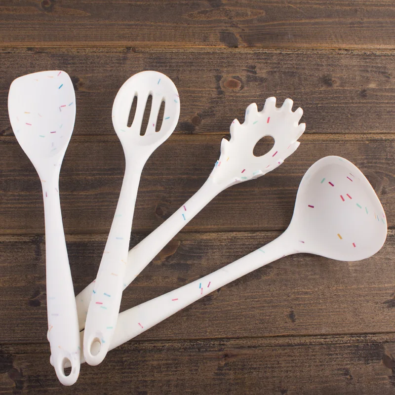  Factory Wholesale 2021 Hot Sale 10 Pieces Colorful Kitchen Cooking Utensils Silicone Baking