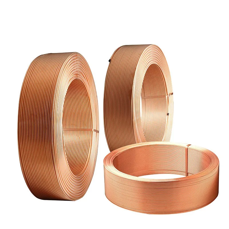 High quality Refrigeration air conditioner connecting copper pipe manufacture pancake coil capillary copper coil copper tube