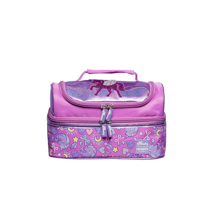 Kids Insulated Lunch Bag Cartoon Lunch Box Cute School Lunch Tote Bag For Children