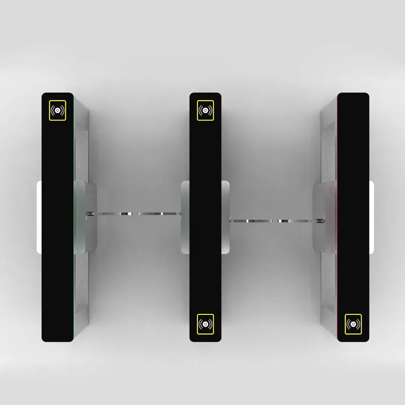 Factory Direct Price Flap Barrier Turnstile With Swipe Card Access Control System Electronic Turnstile Gate Portable