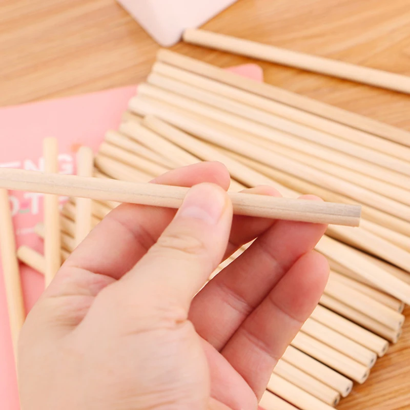 Wholesale Wood Pencil Custom Drawing Sketch 17cm HB 2B 2H Lead Hexagonal round Triangle Design for Back to School