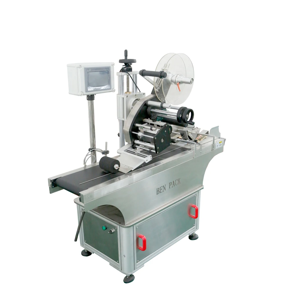 Cards Sheets Labeler Plastic Bag With Feeding For Envelope Automatic Flat Paging Card Sticker Label Applicator