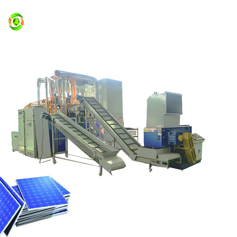 Hot Best Selling Solar Panel Crushing Sorting Equipment Solar Panel Recycle Plant