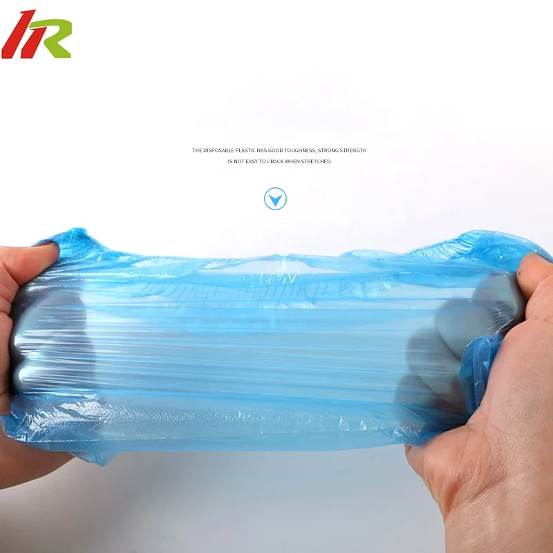 Hot Selling Medical Supply PE Machine Made Disposable Shoe Covers OEM