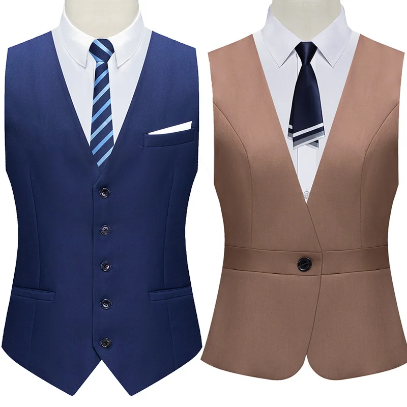 China Factory Waistcoat Men for Business Solid Formal Suit Vest Wholesale Custom OEM Spring Style