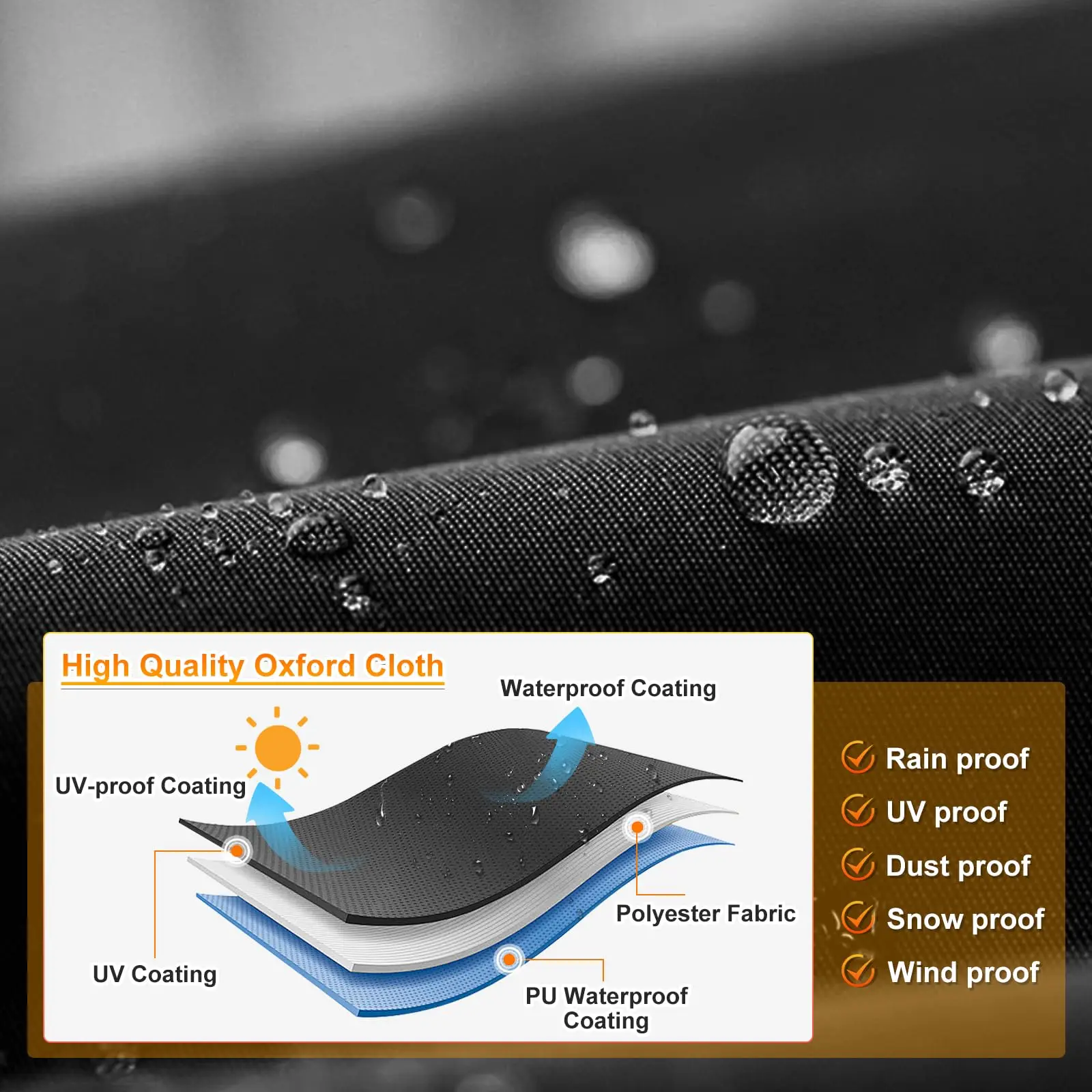 Factory Price Universal Atv Utv Cover Uv Protection Waterproof Outdoor Oxford Atv Cover