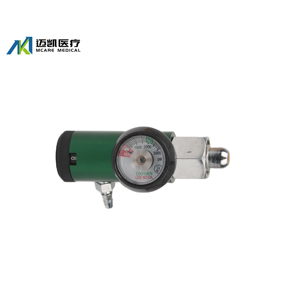 Manufacturer Oxygen Regulator Medical Grade CGA540 Oxygen Regulator for Oxygen Cylinder
