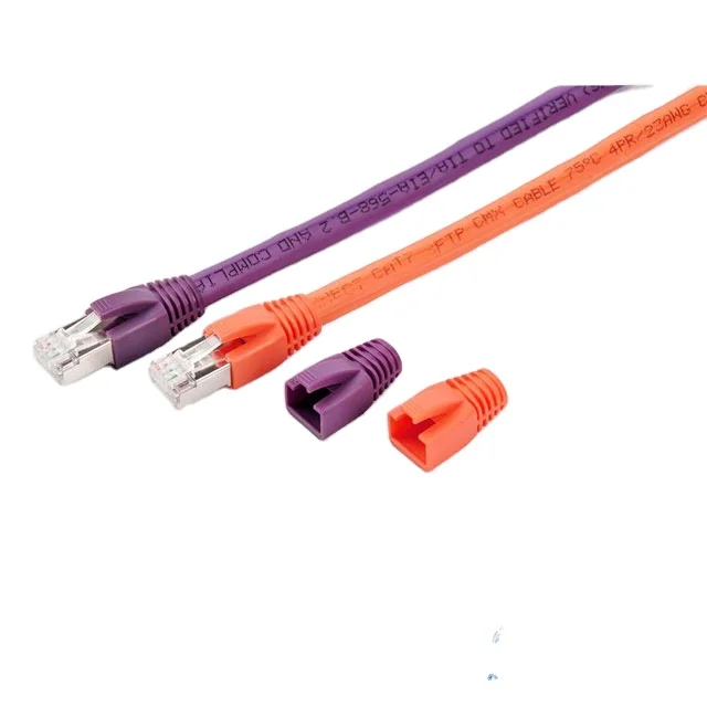 RJ45 plug boot for Cat 6 Cat 5e UTP STP connector plug protector rubber Boots