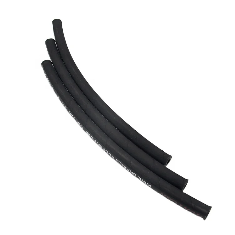 SAE100r2at Wire Steel Braided Hydraulic Rubber Hose