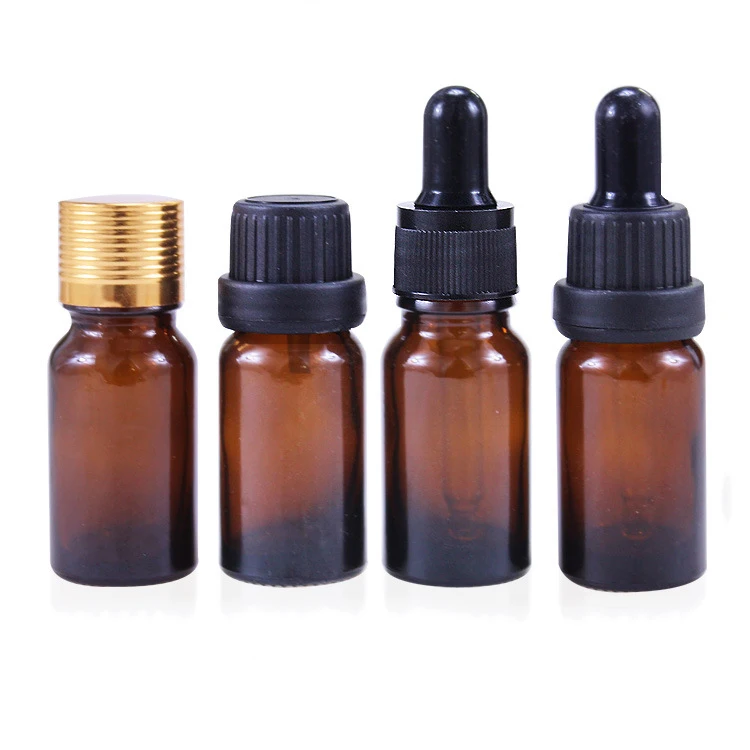 Wholesale 10ml Brown Amber Glass Essential Oil Bottle