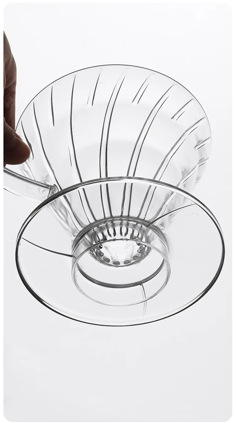 Бытовые V60 пластиковые кофейные капельницы фильтровальные