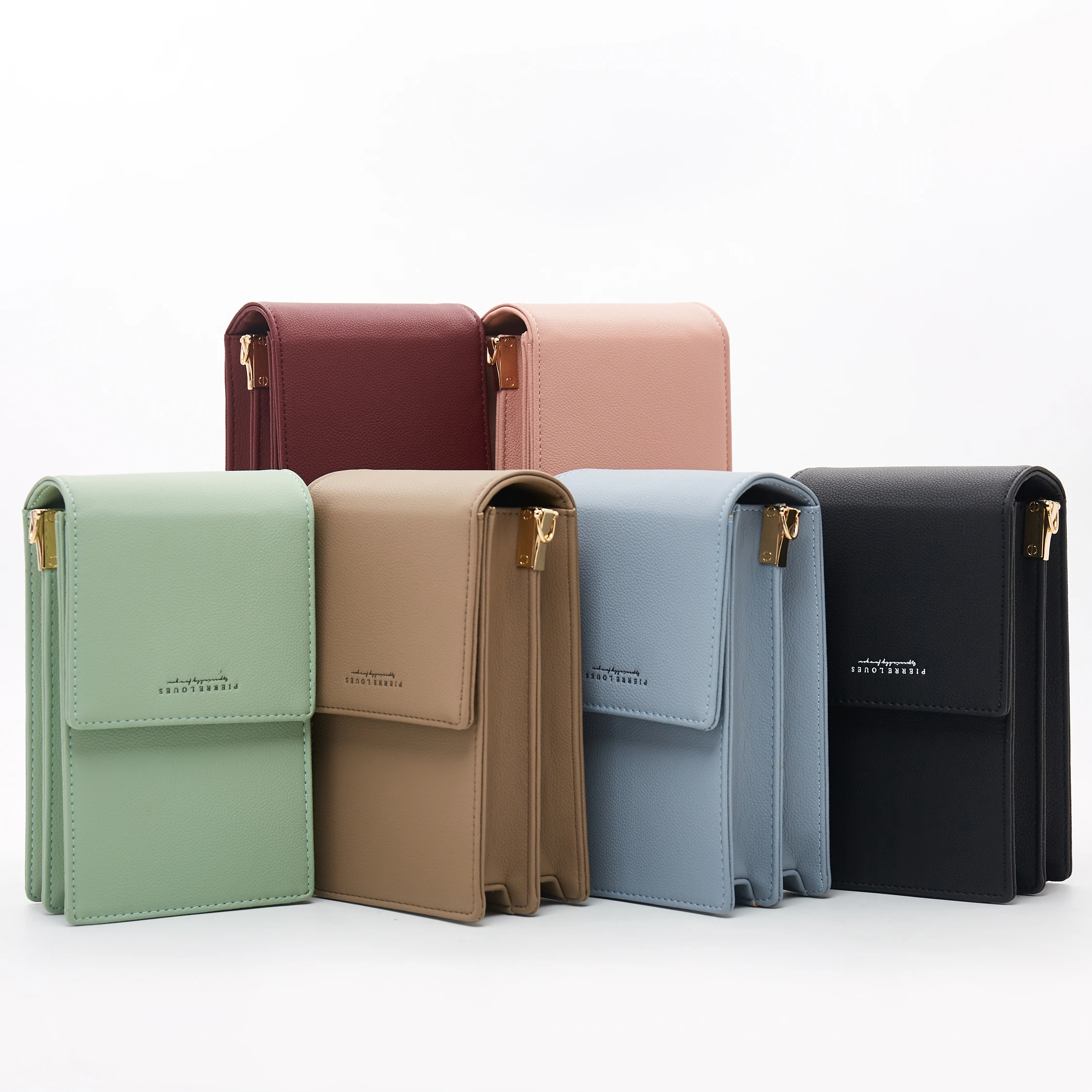 
Pierre Loues Mini Small Luxury Fashion Phone PU Leather Crossbodybag For Oppointment 