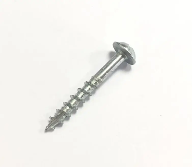 Zinc plating thread cutting Flat Wood Screw