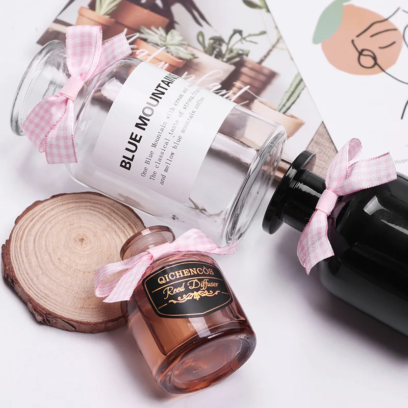 
Gift Box Packing Plaid Ribbon Bow Custom Printed 