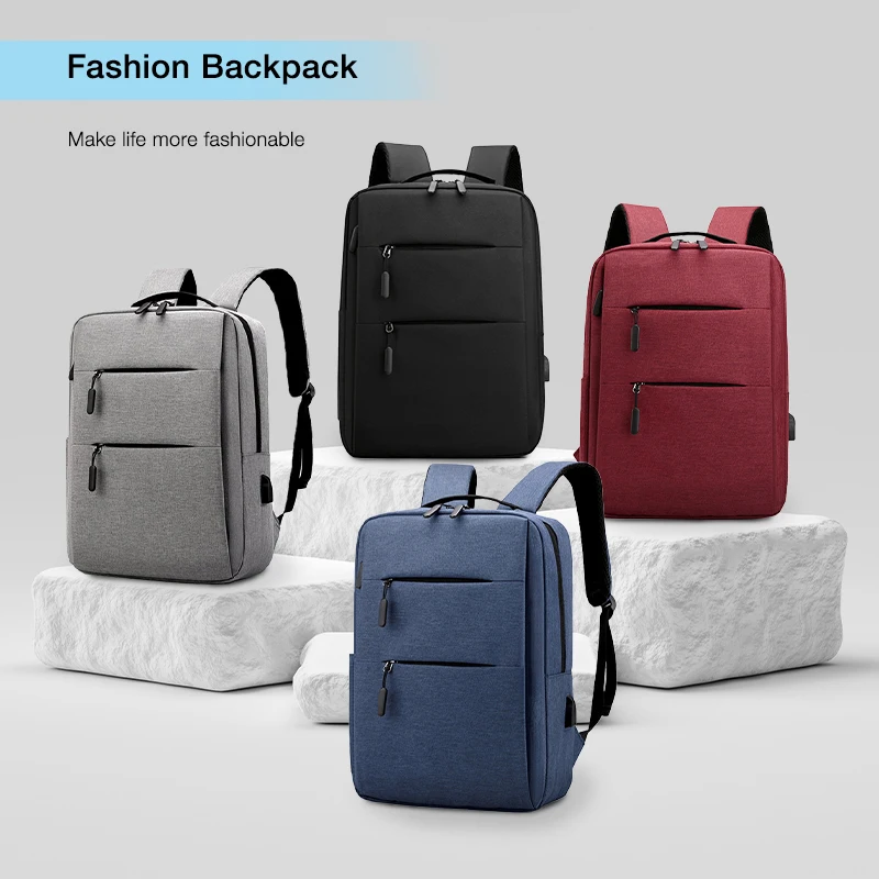 Factory Wholesale Outdoor Backpack Fashion Waterproof Rucksack Laptop Bag Backpacks With Usb For Men Boys Women
