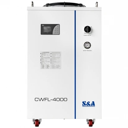 S & A охладитель системы лазерного охлаждения CWFL- 4000 Вт с воздушным охлаждением чиллер для волоконно-лазерной резки