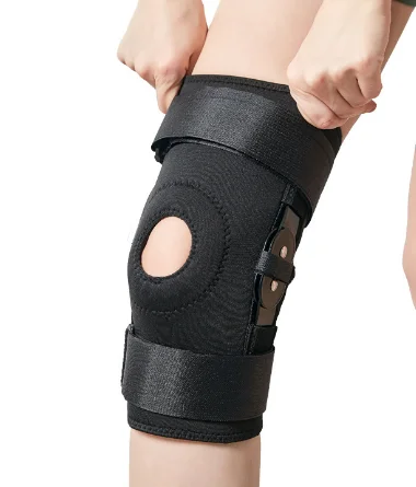 Wholesale Neoprene Knee Support Braces Adjustable rom knee brace Joint Arthritis Hinged Knee Brace