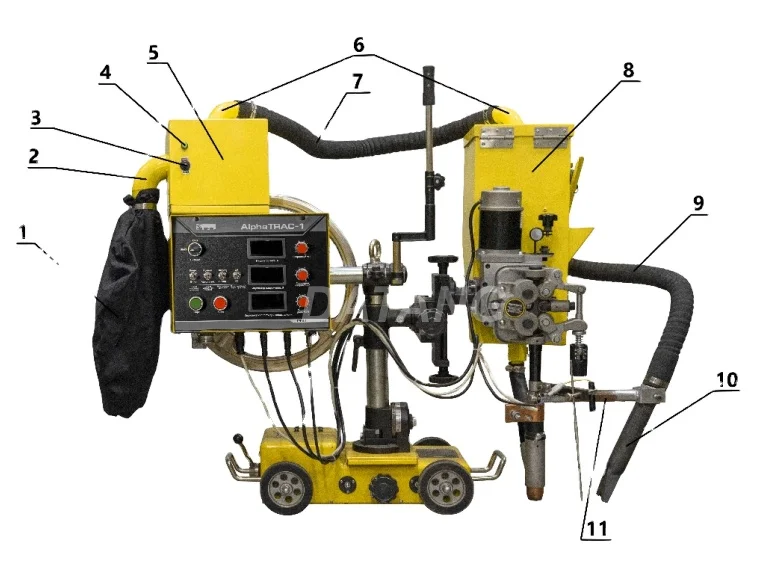 Automatic DATANG Electric split flux recovery machine FLUX RECOVERY SYSTEM