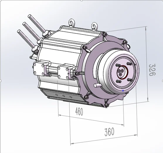 
35kW PMSM Motor for Electric Vehicle 