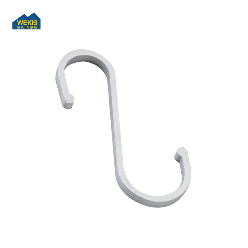 Bathroom Storage Hanging S Shape Space Aluminum Metal Wire S Hook Storage Accessories