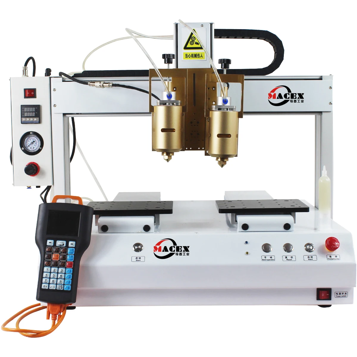 MACEX-Automatic glue dispensing machine-Double Head Silica Gel Dispenser for PCB,LCD