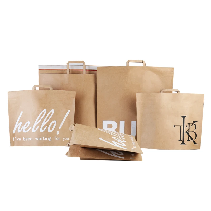 Custom Natural Color Kraft Paper Mailing Bag Eco Friendly Biodegradable Mailer Bag