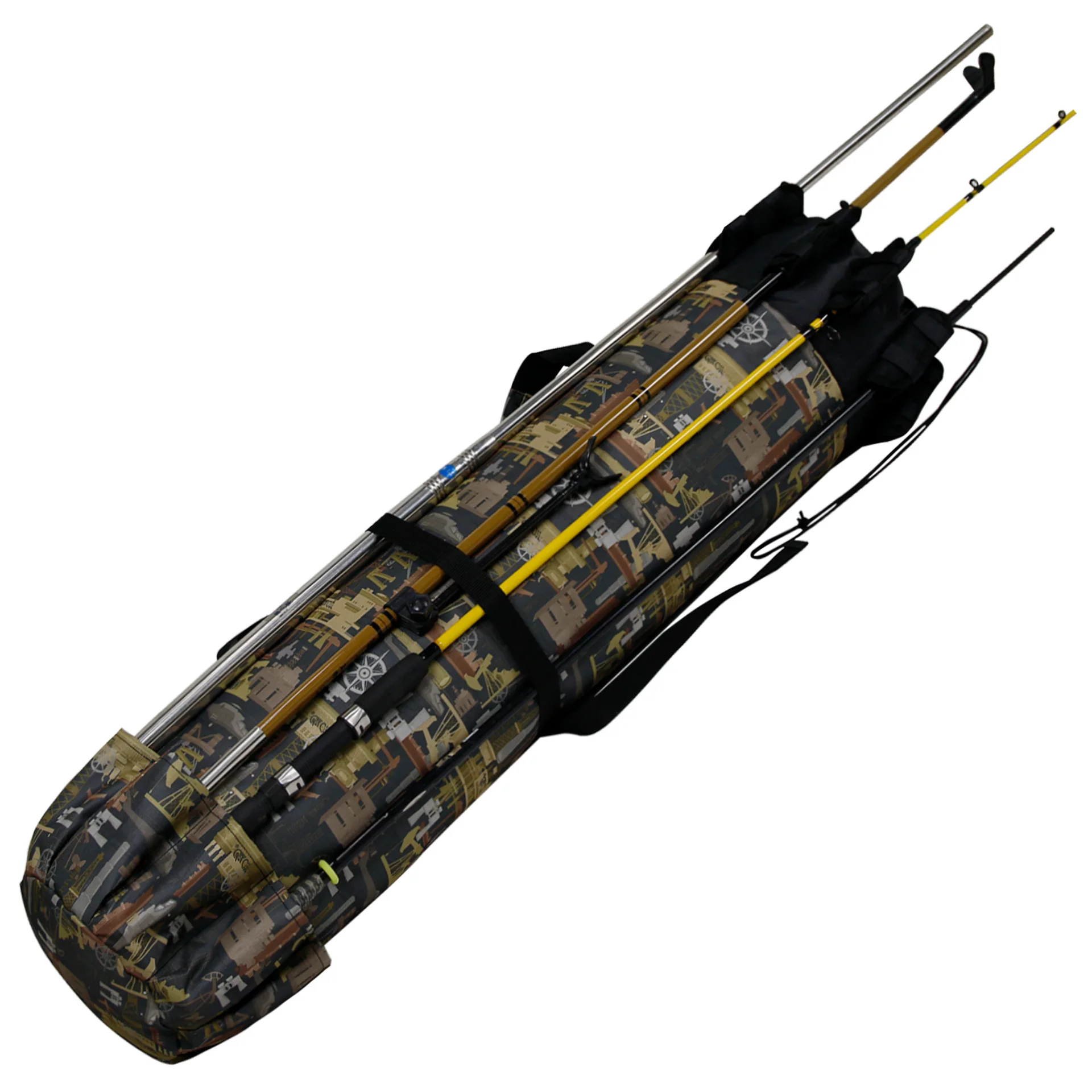 Portable Fishing Tackle Storage Sea Fishing Rod Bag Large Fishing Pole Reel Gears Organizer Bags