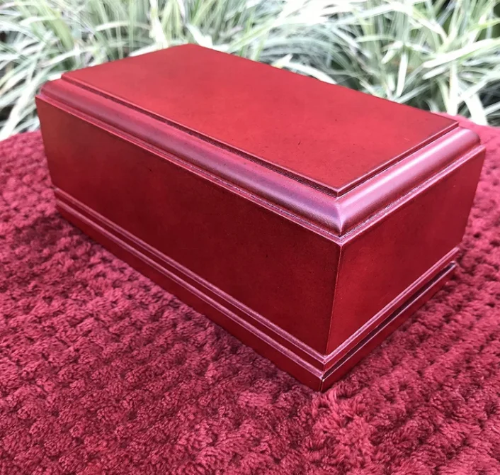 
Cremation Urn Decorative Urns Wooden Casket, Moisture-Proof, 