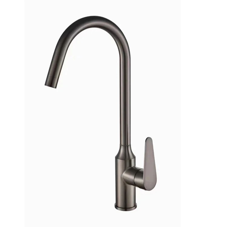 EOURU Commercial Luxury Water Brush 304 Sink Stainless Steel Grey Spray Universal Flexible Sink Kitchen Mixer Taps