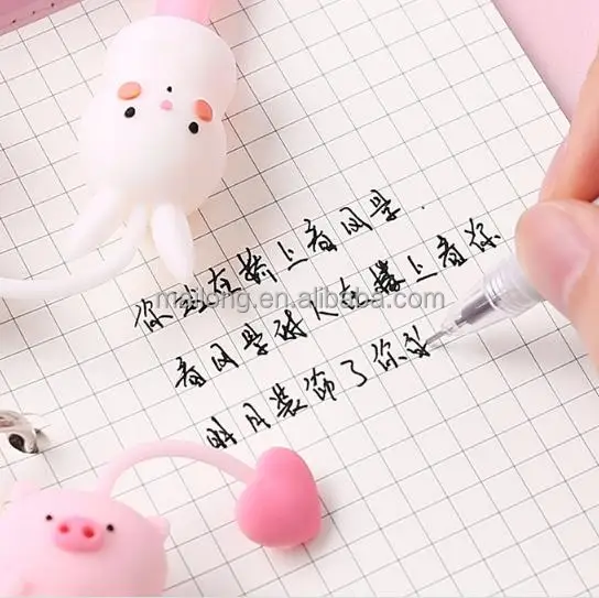 
Beyond of cute cartoon neutral pen writing black pen examination PN024 