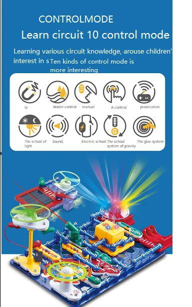 Wholesale Educational Toys Electronic Building Blocks Assembling Toys For Kids Science Experiment Kits