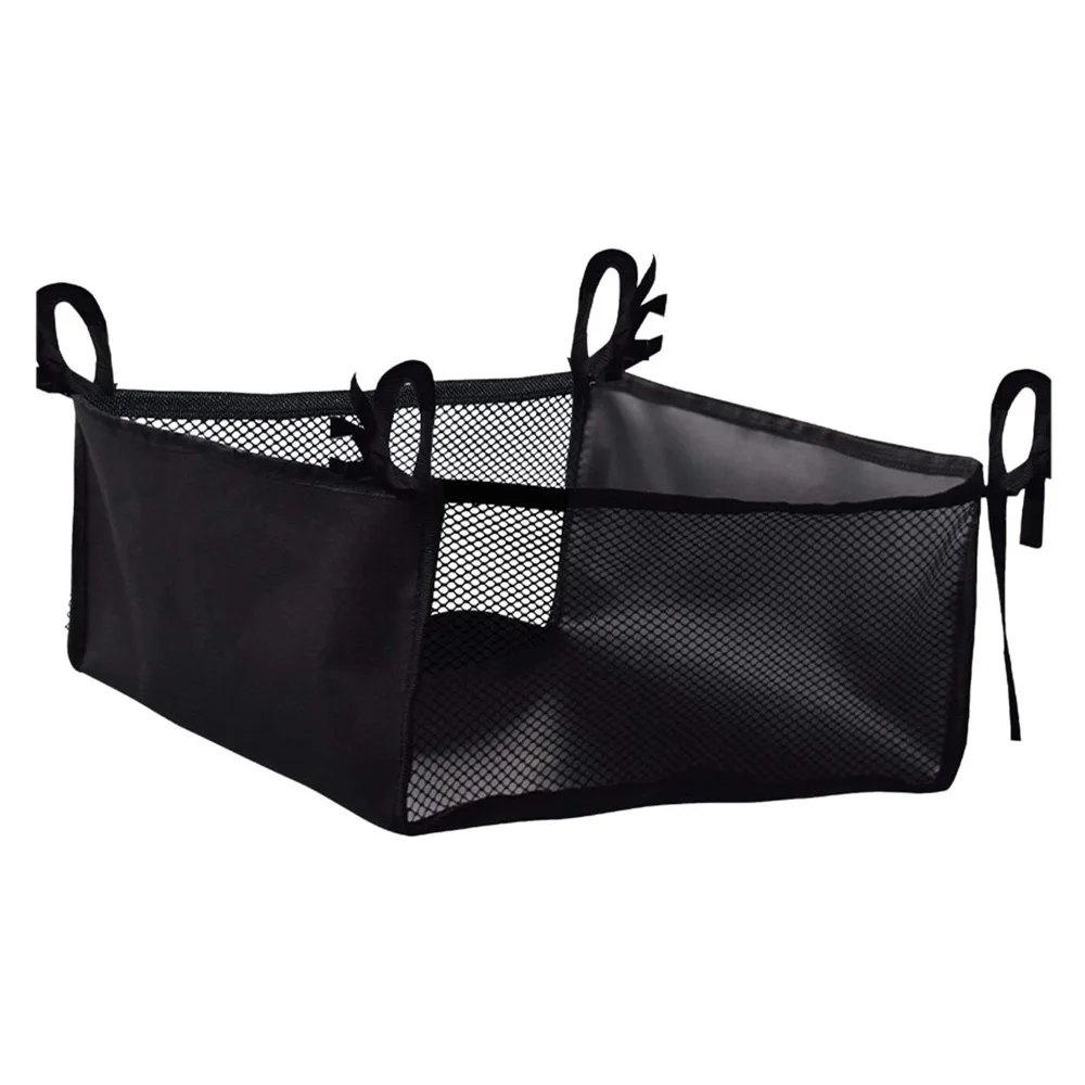 Wheelchair Rear Bag Large Capacity Waterproof Black Oxford Cloth Disabled Aid Storage Carry Bag Backpack For Mobility Scooter