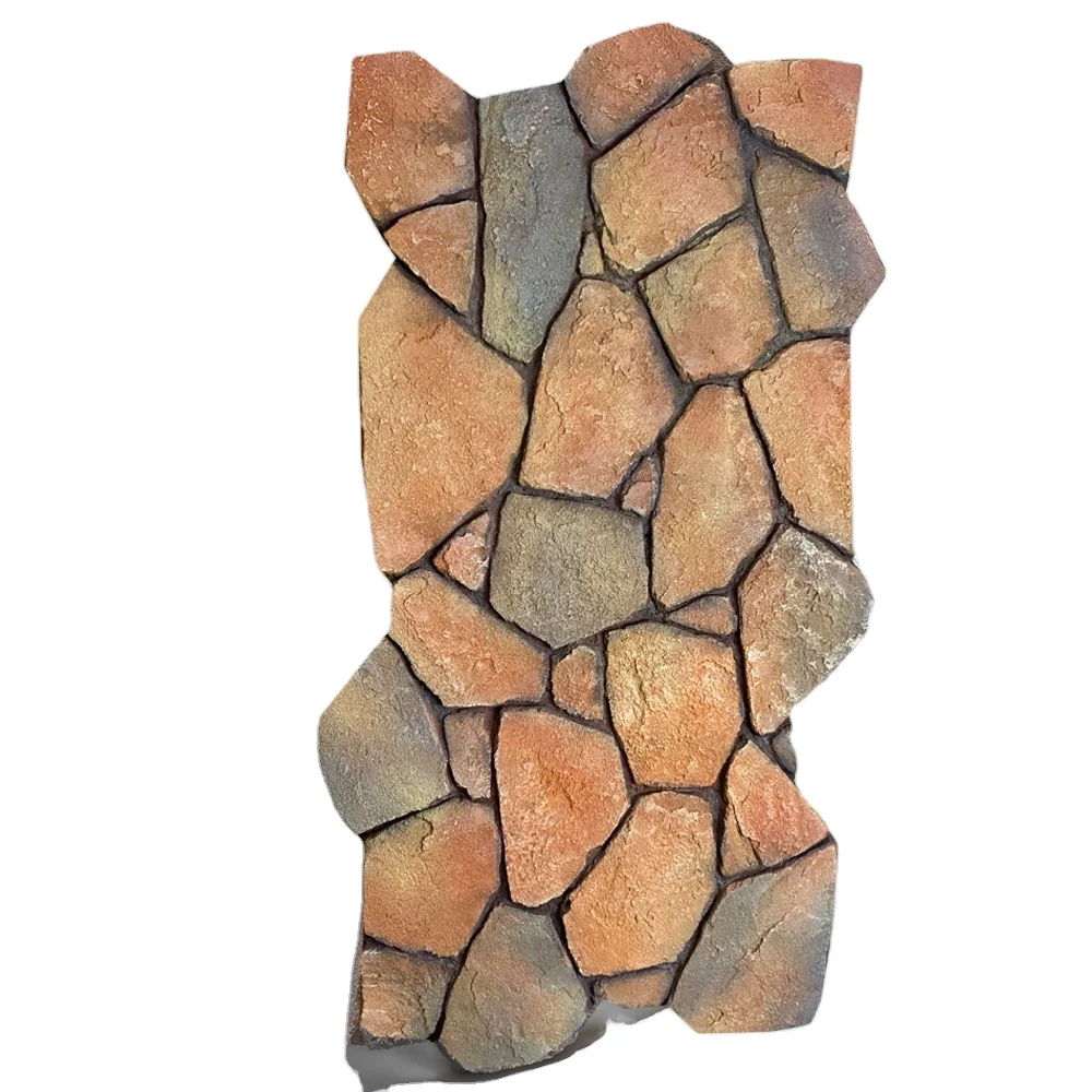 Villa Decoration Pu Stone Material Polyurethane Artificial Stone For Wall Panel & Curtain Wall Molding