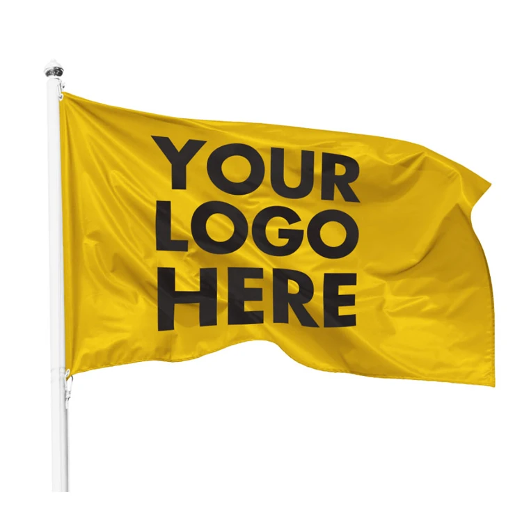 Wholesale Customized Flags With Logo Custom Print Single Double  Sided 90x150cm 3x5ft Custom Flags And Banners