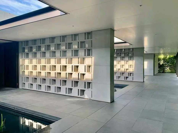 Wholesale honed light grey limestone floor and wall cladding tiles