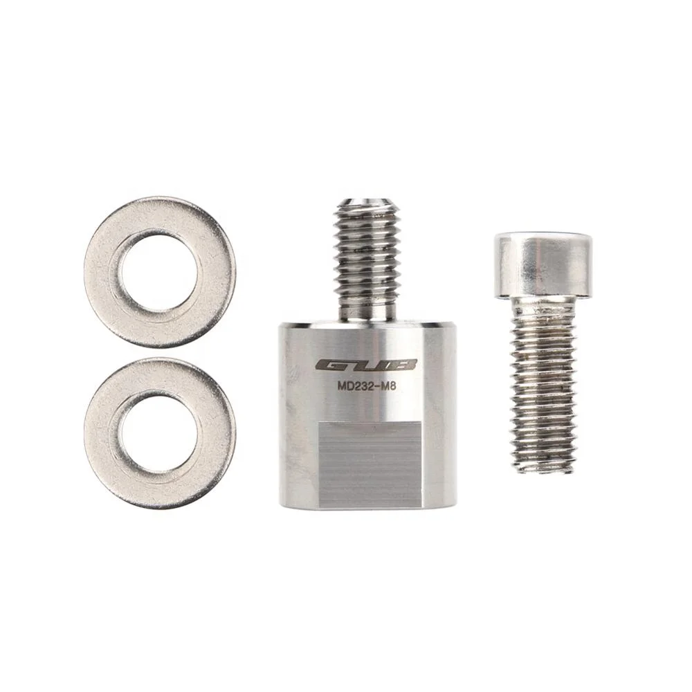 GUB MD232 Motorcycle Scooter Bike Rear Mirror Adapters M6 M8 M10 Clockwise Right Left hand thread Changing Screw Stud Bolts