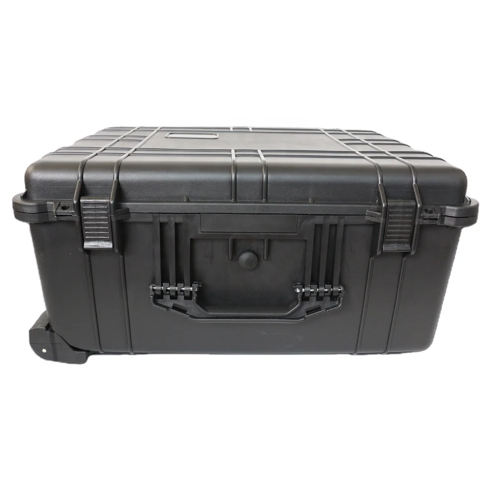Hard Plastic Waterproof Equipment Case Box For Tools Storage With Wheels And Trolley