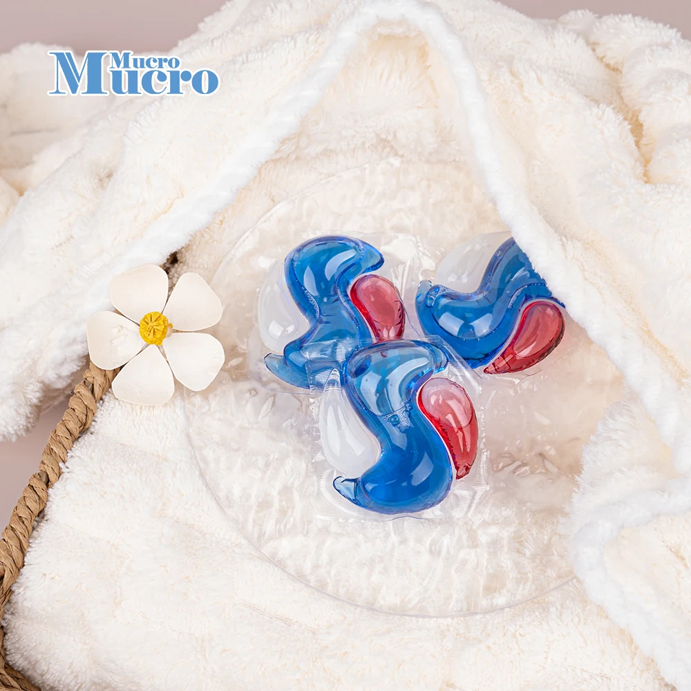 3 In 1 3d Color Protection Fragrance 10g*50 8x Deep Clean Odor Removing Bacteria And Mites Laundry Detergent Pods