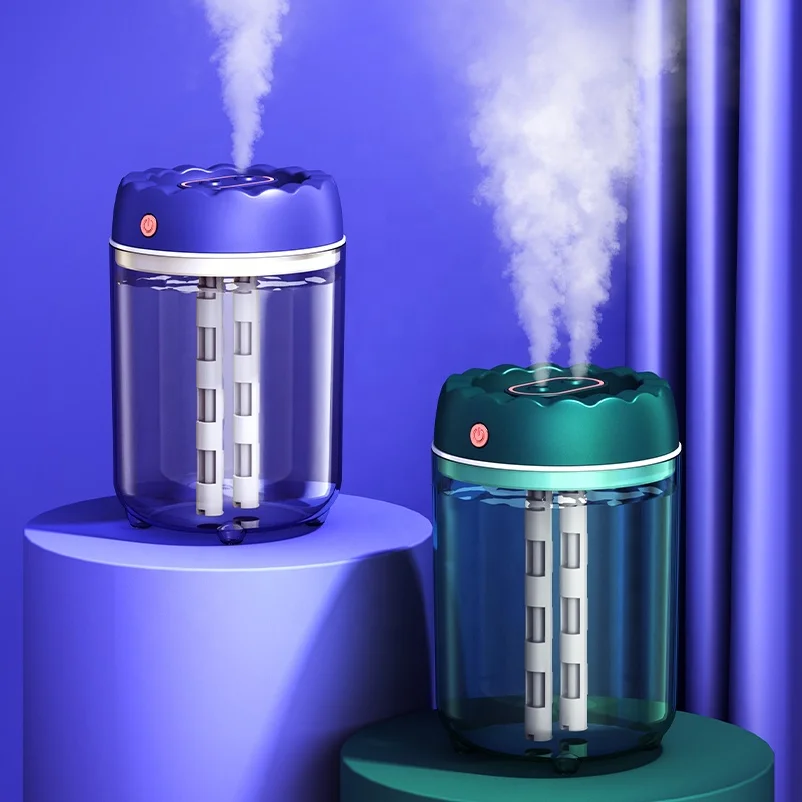 Office Two-hole Large Capacity Air Humidification Humidifier Household Fog Mute Desktop Atomizer Humidifier