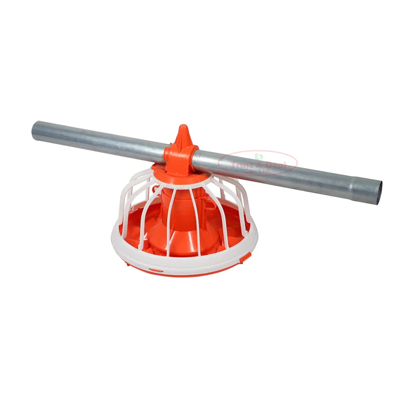 chicken feeder Poultry Farm Floor Raising Chicken Broiler Breeder Pan Feeder and Drinker System