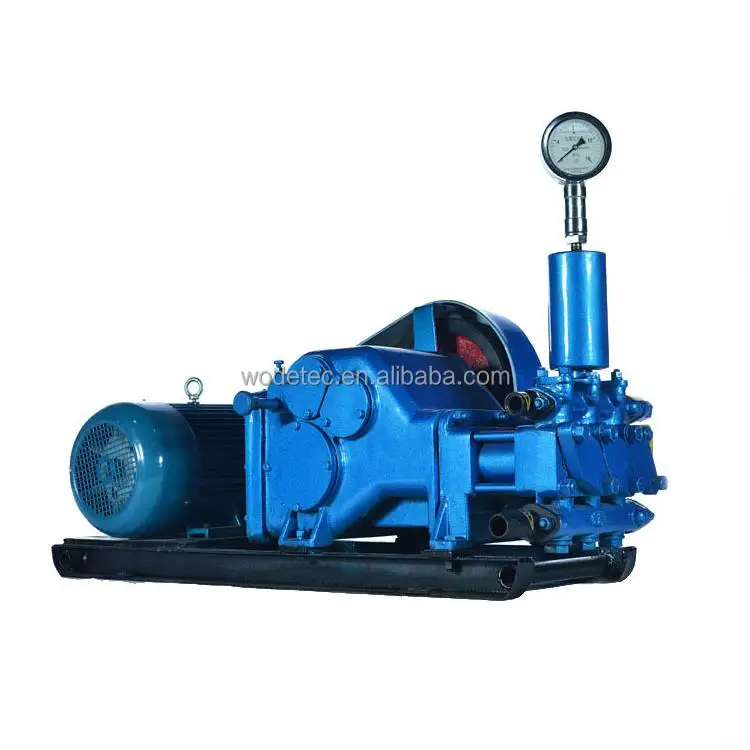 BW90/3 Horizontal Three Cylinder Reciprocating Single Acting Piston Pump Oil Well Drilling Mud Pump