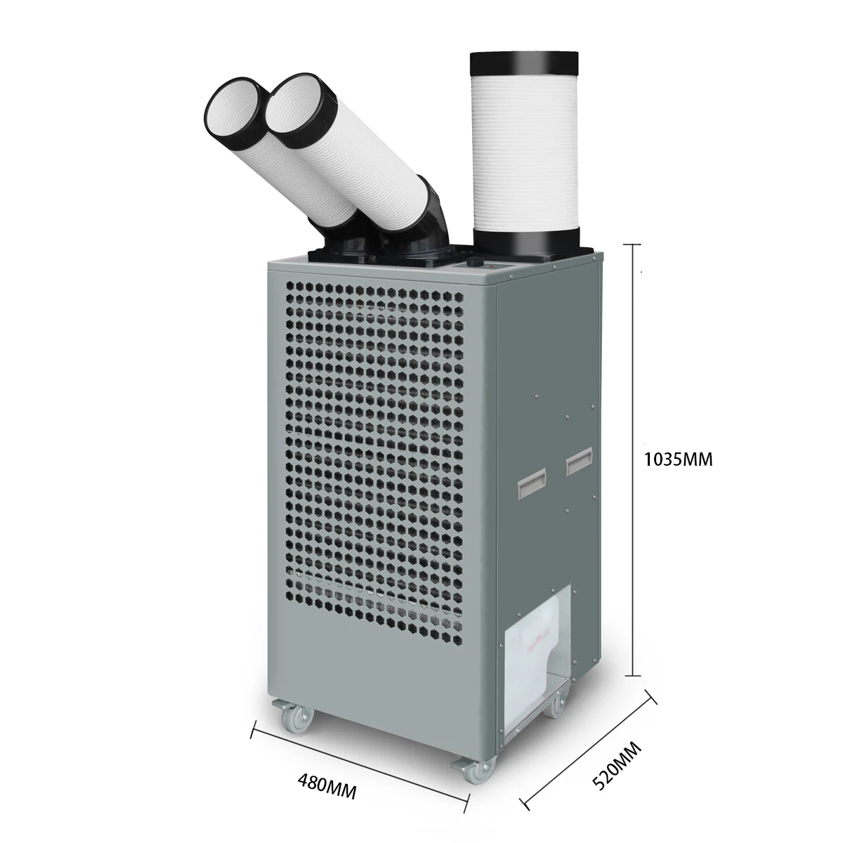 Industrial 15000BTU Indoor Movable Air Conditioner Spot Cooler With Cold And Heat Separate For Sale