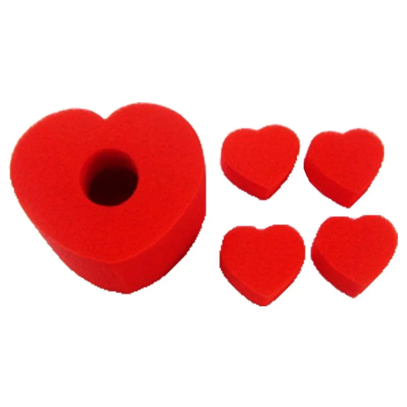 Magic Sponge Heats Appear Sponge Heart Magic Trick Close up Magic Show